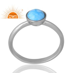Increíble diseño, anillo de piedras preciosas de turquesa Natural Chapado en paladio de Plata de Ley 925, joyería personalizada para mujer, regalo para ella - Product Image 1