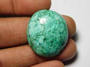 Fait à la main Top Turquoise Cabochons 46Cts. Effet de changement de couleur de pierre précieuse naturelle 29*25 Mm Belle qualité d'exportation de qualité rare - Product Image 2