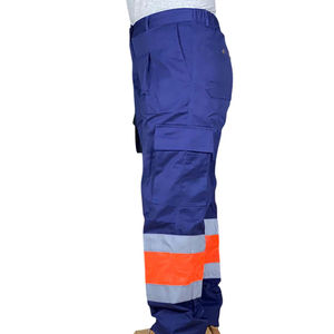 Pantalons pour hommes de haute qualité Oem 100% Polyester Cotton Straight Tactical Safety Trousers Multi Pocket Men Work Pants - Product Image 6
