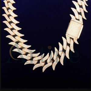 Strong Lock <b>Men</b> Chain <b>Necklace</b> Stainless Steel <b>Gold</b> Color Durable Design - Product Image 1