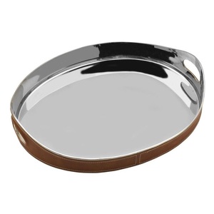 Nouveau Plateau Décoratif Rond 2026 en Acier Inoxydable, Durable, Double Couche, pour la Maison, Vente Chaude - Product Image 4