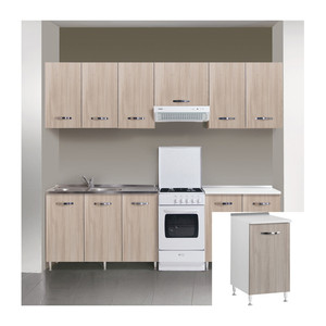Kit Cucina Base 1 Anta 40x50xh85 Cm Bianco - Product Image 2