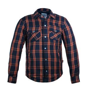 Chemise blindée à carreaux pour hommes et femmes, respirante, couleur personnalisable, anti-déchirure, vêtement de protection pour motards, fermeture éclair discrète, en coton pour la moto - Product Image 4