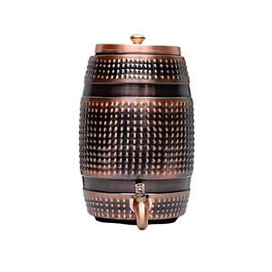 Moderno y Elegante Tanque de Agua de Cobre para Hogar, Cocina, Oficina, Fiestas, Restaurantes, Diseño Ecológico y Lavable, Beneficios para la Salud Ayurveda - Product Image 1