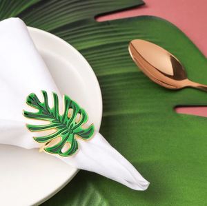 Rond de serviette feuille d'or de qualité supérieure vente en gros mariage Restaurant hôtel Villa argent or personnalisé selon le client - Product Image 6