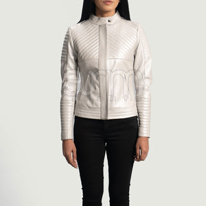 Comfortable Custom Made <b>Leather</b> <b>Jacket</b> For Women's <b>Long</b> Sleeves Breathable Winter <b>Jacket</b> For Online Sale - Product Image 5