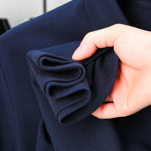 Hommes à manches longues en jersey de coton boutonné pour polos motif solide anti-rides tricoté en gros fabricant pakistanais - Product Image 6