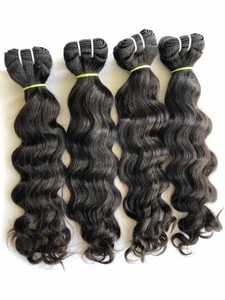 Extensiones de Cabello Brasileño Remy Premium, Doble Trama, Ondulado |   Puntas Gruesas |   Volumen Completo |   Brillo Natural - Product Image 2