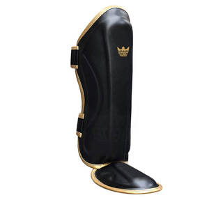 Protections de tibia en cuir personnalisées de haute qualité pour MMA et boxe, légères, respirantes, écologiques, avec design réglable - Top - Product Image 4