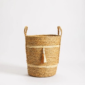 Juego de 3 cestas redondas de mimbre marino para decoración del hogar, cestas de almacenamiento hechas a mano, venta al por mayor, ecológicas, hechas en Vietnam - Product Image 3
