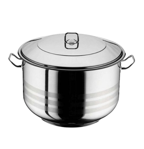 Nouveau Design Élégant Fournitures Alimentaires En Acier Inoxydable Argent Fini Hotpot Pour Casserole De Table Servant Hotpot - Product Image 2