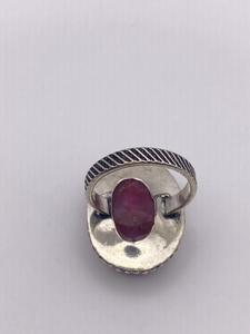 Anillo de rubí Rosa Natural clásico sin calentar sin tratar, ajuste de bisel de piedras preciosas Roby, regalo de aniversario de boda perfecto, piedra natal de julio - Product Image 4