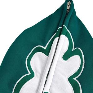 100% coton hommes hiver cagoule à capuche Double capuche Design avec fermeture à glissière Protection contre le froid Technique brodée - Product Image 5