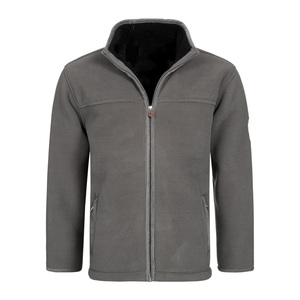 Veste en polaire polaire pour homme, nouvelle mode, luxe, col montant, fermeture éclair, vêtements d'hiver, vente en gros, douce, chaude, coupe décontractée - Product Image 2