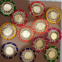 Nouveauté, porte-bougie en métal artisanal vintage, élégant, luxueux, unique, écologique, carré, personnalisable, pour la Saint-Valentin