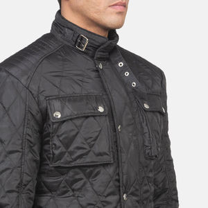 Chaqueta de Plumón para Hombre, Chaqueta Acolchada Cálida con Cierre y Cuello Alto para Uso Casual al Aire Libre - Product Image 6