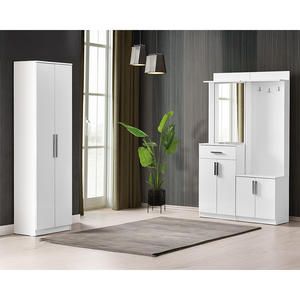 Asya-Juego de guardarropa modular totalmente personalizable, 3 piezas, color blanco - Product Image 1