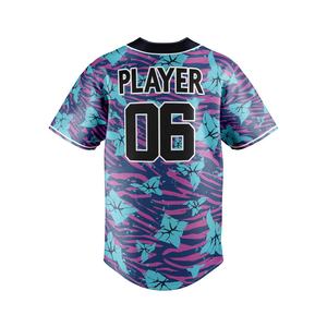 Alta calidad All Over Clear Classic entrenamiento deportes personalizado béisbol desgaste Jersey - Product Image 4