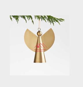 Gold Finished Set 3 Metal Jingle <b>Bells</b> Indoor Outdoor Christmas Decor Ornaments Elegant Design for Festive Holiday Decorations - Product Image 4