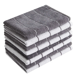 Serviettes de luxe et ensemble de serviettes de bain 100% coton pour la maison et l'hôtel grande taille blanc Logo personnalisé ensemble de serviettes doux absorbant - Product Image 4