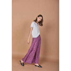 Ropa NAPAT, pantalones cómodos de pierna ancha para mujer, pantalones de cintura elástica fluidos, todos los días con estilo para pantalones holgados, listos para enviar a la - Product Image 6