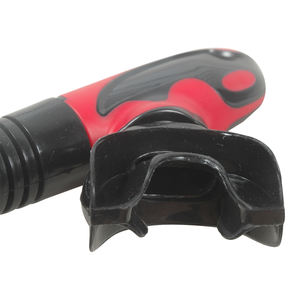 Aropec cómodo Dry Top Snorkel para adultos PVC tubo de respiración de silicona modelo para natación y buceo - Product Image 4