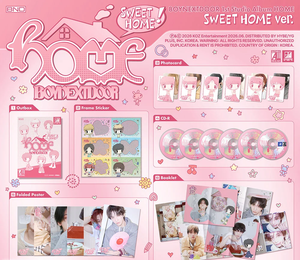 BOYNEXTDOOR HOME 1er album studio [Version SWEET HOME] Couverture aléatoire] Livret CD Photocard Poster plié Outbox (VIRAL) Musique K-Pop - Product Image 2