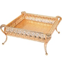 Panier en métal plaqué de qualité supérieure de style unique Articles de cuisine Panier à tamis pour évier Égouttoir à riz et légumes pour fruits