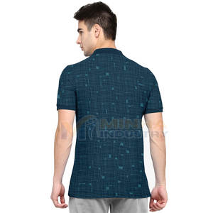 Polo pour homme, haut décontracté tendance, matière en coton doux, parfait pour les voyages de week-end, le bureau et les tenues quotidiennes - Product Image 3