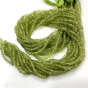 ลูกปัดหินอัญมณีสีเขียวธรรมชาติสำหรับทำเครื่องประดับ - Product Image 1