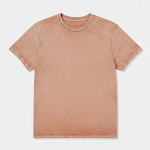 Camiseta de Manga Corta Personalizable de Alta Calidad con Diseño de Cielo Estrellado y Pedrería, Camiseta Holgada para Hombre - Product Image 1