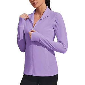 Chaqueta de golf para mujer, calidad premium, cuello alto, tejida, ecológica, transpirable, para golf al aire libre, entrenamiento, práctica, uso casual - Product Image 1