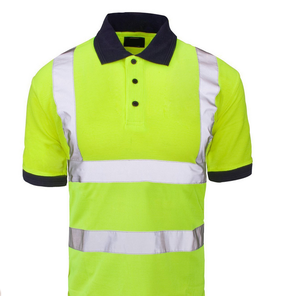 Camisetas de Trabajo de Alta Visibilidad para Hombre, Transpirables, de Secado Rápido, Reflectantes - Product Image 3