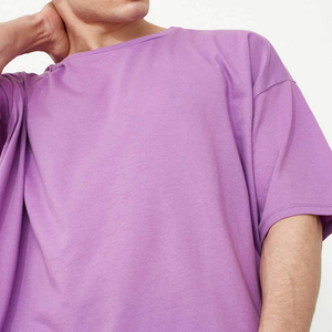 Drop Shoulder Short Sleeve O Neck Plus Size T Shirts For <b>Men</b> Casual Stylish Design Direct Factory Supply Wholesale Bulk Order - Product Image 3