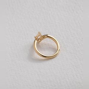 Bague de fiançailles en or avec diamant taille marquise, prix d'usine, fournisseur et fabricant en gros, cadeau de bijoux - Product Image 5