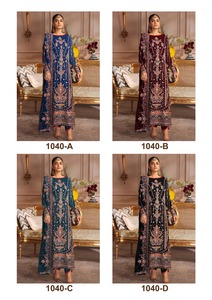 Esigner Georgette-ropa de fiesta de trabajo con secuencia bordada, prenda étnica con dupatta, precio al por mayor - Product Image 5