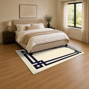 RUGS DEPOT LXDP-0090 Wholesale Multicolor Neutral Marble Effect Digital Printed Machine Washable Chenille Area Rug Non <b>Slip</b> - Product Image 3
