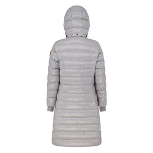 Chaqueta acolchada de longitud larga Unisex personalizada, tendencia de la industria, nailon impermeable, cuello levantado acolchado, todos los tamaños, colores a la venta - Product Image 2