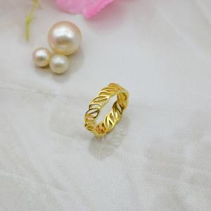 Filigrana vid boda banda oro hoja anillo Vintage Floral nuevo diseño naturaleza inspirado 925 anillo de plata mujeres joyería fina para mujeres - Product Image 3