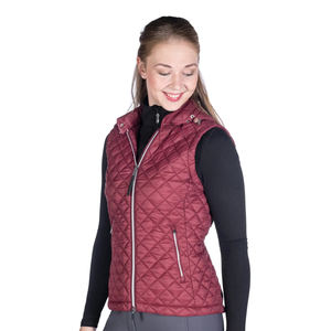 Chaleco resistente al agua para mujer a precio de fábrica | Chaleco ecuestre térmico acolchado Colores de tamaño personalizado | Prendas de abrigo ligeras - Product Image 4