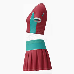 Tenue de cheerleading sportive et tendance pour spectacles d'équipe, défilés et jeux – Respirante, lisse et résistante - Product Image 4
