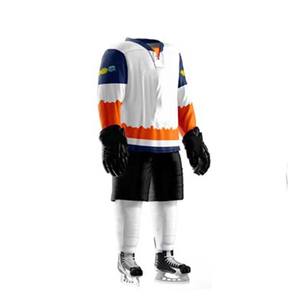 Diseño personalizado de fábrica, venta al por mayor, logotipos bordados de sarga, número canadiense, Toronto, Jersey duradero de hockey sobre hielo - Product Image 3