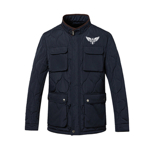 Chaqueta bomber de invierno personalizada para hombre al por mayor 100% poliéster impermeable, transpirable, ecológico, secado rápido, posiciones con logotipo personalizado - Product Image 1