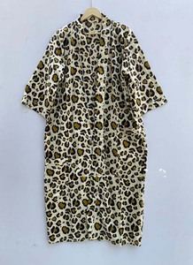 Kimono de algodón al por mayor, bata de ducha, vestido azul de maternidad, Kimono, ropa de dormir para mujer, regalos perfectos para su baño, Spa, temporada de verano - Product Image 4