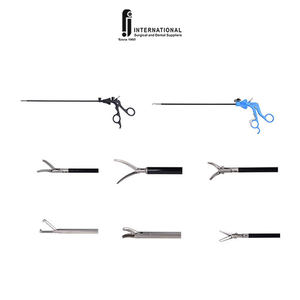 Ensemble d'instruments laparoscopiques médicaux manuels de qualité supérieure, en acier inoxydable, réutilisable, léger, ciseaux courbés, pinces de Maryland, aiguille - Product Image 3