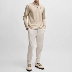 Camiseta Informal para Hombre 2026, Transpirable, de Fibra de Bambú, con Dos Botones, Tela Jersey con Estampado Personalizado - Product Image 1