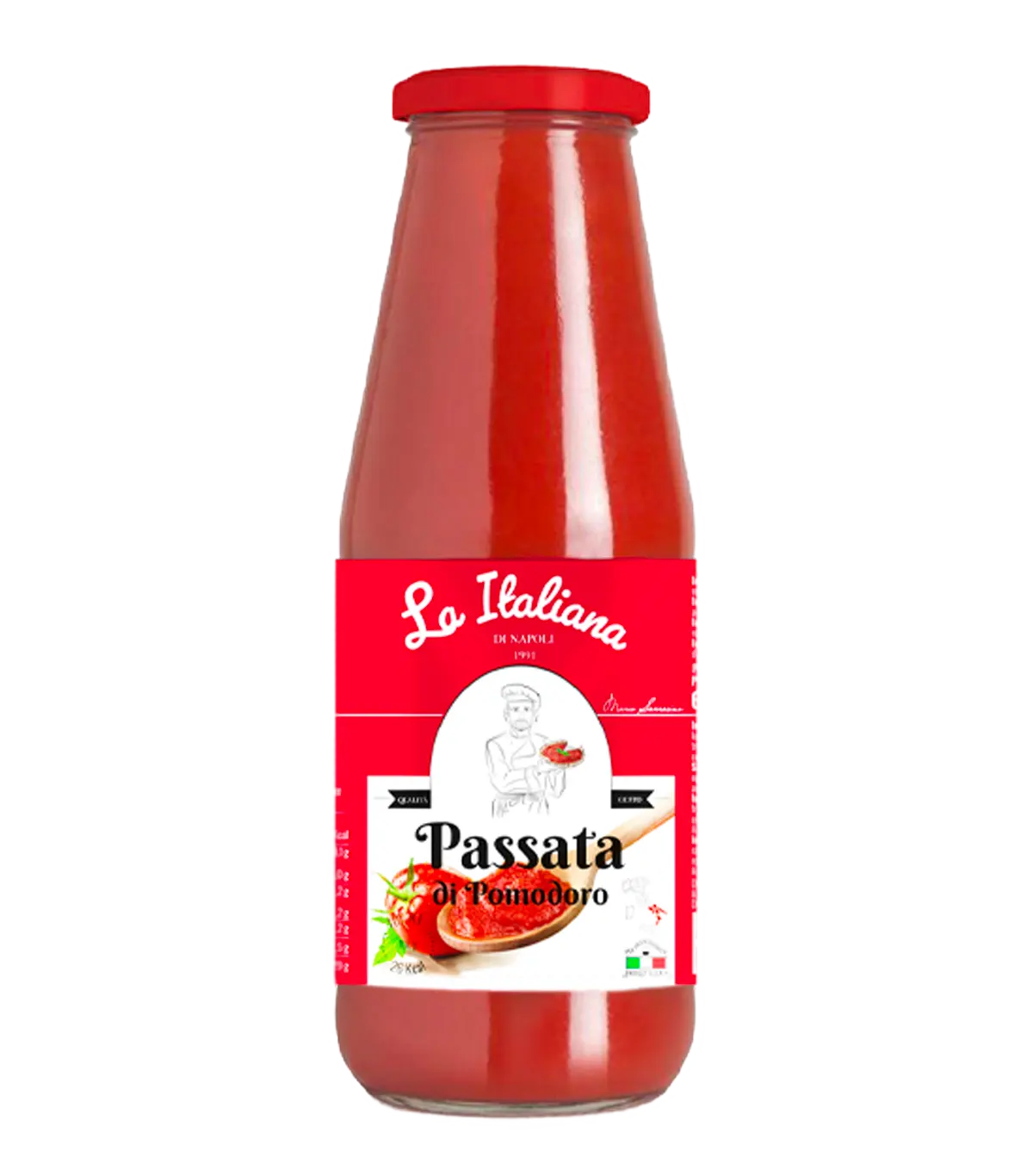 베스트 셀러 이탈리아 제품, 이탈리아 레드 신선한 토마토 소스 500g 다른 포장