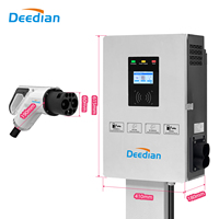 Borne de Recharge Murale 20/30/40KW DC Chargeur Rapide Bidirectionnel CCS1 CCS2 GBT Écran Tactile Compatible Solaire Station EV