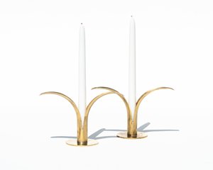 Vintage <b>Brass</b> <b>Candlestick</b> Holder Home Decor, Made in India - Product Image 4