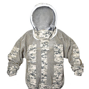 Venta al por mayor apicultura chaqueta ventilada tela hecha de algodón mejor apicultor chaqueta protectora Mono para adultos y niños OEM - Product Image 3
